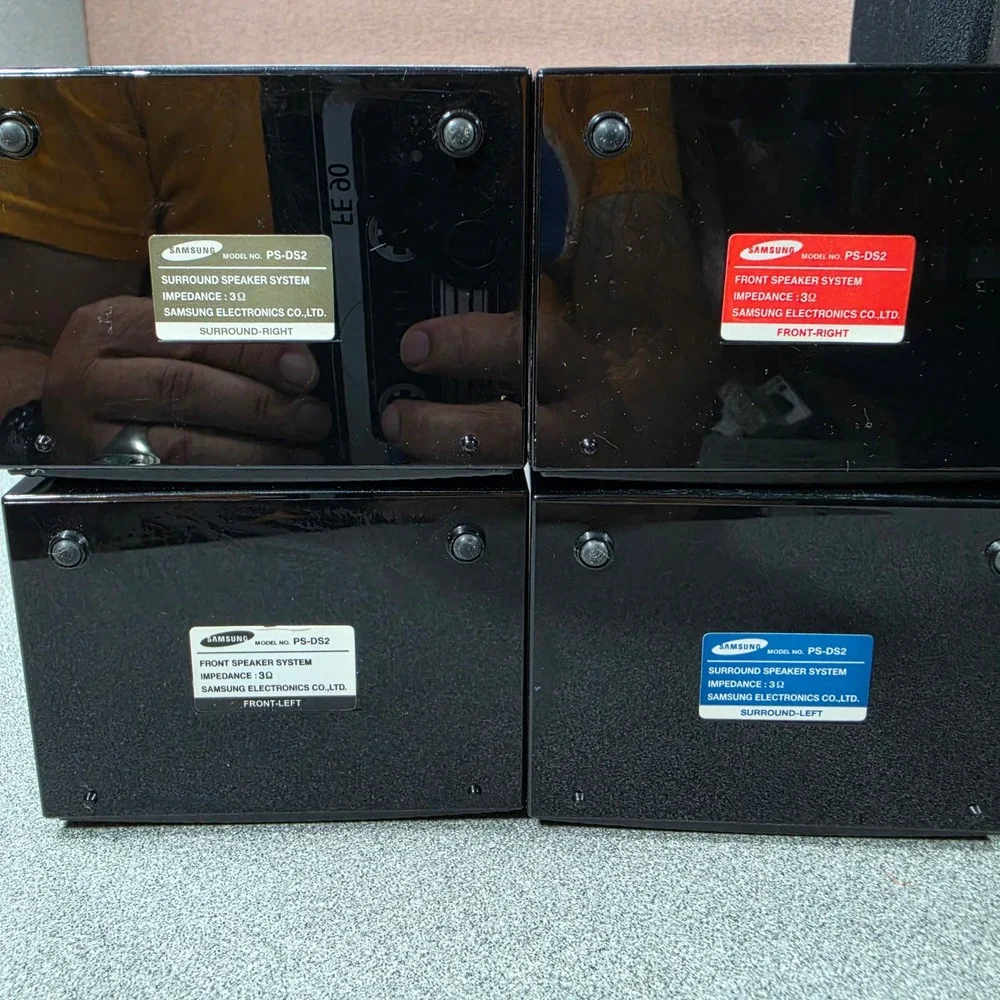 Samsung 5.1 Home Theater Speaker Set PS-DS2 PS-DC1 Excellent Condition